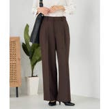 【洗える/イージーケア/ストレッチ】パウダーツイルワイドストレートパンツ | a.v.v【WOMEN】 | 詳細画像14 