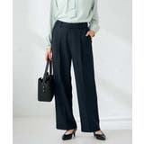 【洗える/イージーケア/ストレッチ】パウダーツイルワイドストレートパンツ | a.v.v【WOMEN】 | 詳細画像2 