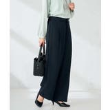 【洗える/イージーケア/ストレッチ】パウダーツイルワイドストレートパンツ | a.v.v【WOMEN】 | 詳細画像3 