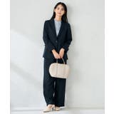 【洗える/イージーケア/ストレッチ】パウダーツイルワイドストレートパンツ | a.v.v【WOMEN】 | 詳細画像9 