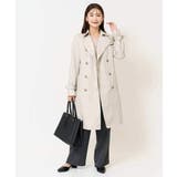 ベーシックロングトレンチコート | a.v.v【WOMEN】 | 詳細画像28 