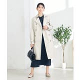 グレージュ | ベーシックロングトレンチコート | a.v.v【WOMEN】