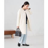 ジャガードノーカラーコート | a.v.v【WOMEN】 | 詳細画像12 