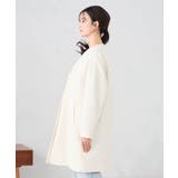 ジャガードノーカラーコート | a.v.v【WOMEN】 | 詳細画像14 