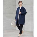 ジャガードノーカラーコート | a.v.v【WOMEN】 | 詳細画像2 