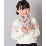 [KIDS]【リバーシブル/差し込み型で安心】リボンスヌード | a.v.v【KIDS】 | 詳細画像1 