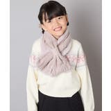 [KIDS]【リバーシブル/差し込み型で安心】リボンスヌード | a.v.v【KIDS】 | 詳細画像3 