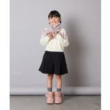 [KIDS]【リバーシブル/差し込み型で安心】リボンスヌード | a.v.v【KIDS】 | 詳細画像5 