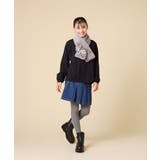 [KIDS]【差し込み型で安心・楽ちんあったか】リボンファーマフラー | a.v.v【KIDS】 | 詳細画像15 