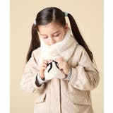 [KIDS]【差し込み型で安心・楽ちんあったか】リボンファーマフラー | a.v.v【KIDS】 | 詳細画像2 