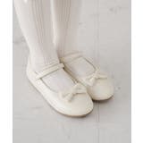 ホワイト | [KIDS]リボンバレエシューズ | a.v.v【KIDS】