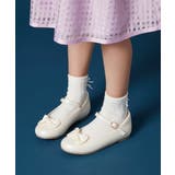 アイボリー | [18-20cm][CEREMONY STYLE]リボン付きバレエシューズ | a.v.v【KIDS】