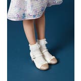 [18-20cm][CEREMONY STYLE]リボン付きラメヒールパンプス | a.v.v【KIDS】 | 詳細画像6 