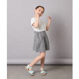 [19-23cm][キラキララメ][コットン素材の優しい風合い]フリルサンダル | a.v.v【KIDS】 | 詳細画像3 