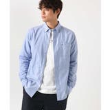 ブルー | 【累計2万枚販売】エッフェル塔刺繍オックスボタンダウンシャツ | a.v.v【MEN】