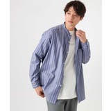 【春の新作】ツイルワイドシルエットバンドカラーシャツ | a.v.v【MEN】 | 詳細画像17
