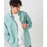 【イージーケア】カラーストライプワイドシルエットシャツ | a.v.v【MEN】 | 詳細画像1