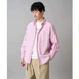 【洗濯機で洗える/毛玉になりにくい】ワイドストレッチストライプシャツ | a.v.v【MEN】 | 詳細画像21 