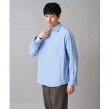 【洗濯機で洗える/毛玉になりにくい】ワイドストレッチストライプシャツ | a.v.v【MEN】 | 詳細画像26 