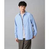 【洗濯機で洗える/毛玉になりにくい】ワイドストレッチストライプシャツ | a.v.v【MEN】 | 詳細画像29 