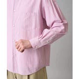 【洗濯機で洗える/毛玉になりにくい】ワイドストレッチストライプシャツ | a.v.v【MEN】 | 詳細画像35 