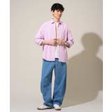 【洗濯機で洗える/毛玉になりにくい】ワイドストレッチストライプシャツ | a.v.v【MEN】 | 詳細画像44