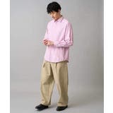 【洗濯機で洗える/毛玉になりにくい】ワイドストレッチストライプシャツ | a.v.v【MEN】 | 詳細画像5 