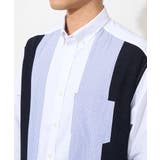 縦切り替えオックスシャツ | a.v.v【MEN】 | 詳細画像10