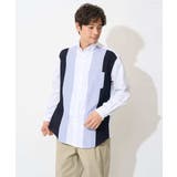 縦切り替えオックスシャツ | a.v.v【MEN】 | 詳細画像6