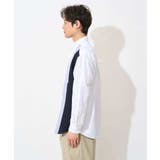 縦切り替えオックスシャツ | a.v.v【MEN】 | 詳細画像8