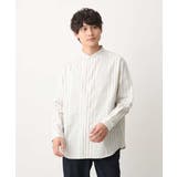 ストライプバンドカラーシャツ | a.v.v【MEN】 | 詳細画像23