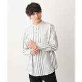 ストライプバンドカラーシャツ | a.v.v【MEN】 | 詳細画像26