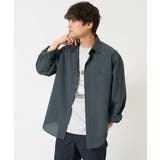 ダークグレー | 【接触冷感/イージーケア】ワイドシルエットシャツ【春リライト2】 | a.v.v【MEN】