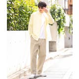 【リネン混】ワッシャーセミワイドバンドカラーシャツ | a.v.v【MEN】 | 詳細画像4