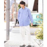 【人気No1シャツ】ストライプオーバーサイズシャツ | a.v.v【MEN】 | 詳細画像2