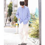 【人気No1シャツ】ストライプオーバーサイズシャツ | a.v.v【MEN】 | 詳細画像3