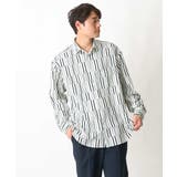【イージーケア】変形ストライププリントシャツ | a.v.v【MEN】 | 詳細画像9