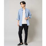 リネン混7分袖シャツ | a.v.v【MEN】 | 詳細画像17