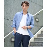 リネン混7分袖シャツ | a.v.v【MEN】 | 詳細画像30