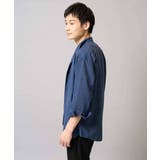 リネン混8分袖スタンドカラーシャツ | a.v.v【MEN】 | 詳細画像21