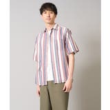 【洗濯機で洗える】マルチストライプワイドシルエットシャツ | a.v.v【MEN】 | 詳細画像14 