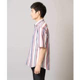 【洗濯機で洗える】マルチストライプワイドシルエットシャツ | a.v.v【MEN】 | 詳細画像16 