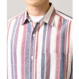 【洗濯機で洗える】マルチストライプワイドシルエットシャツ | a.v.v【MEN】 | 詳細画像18 