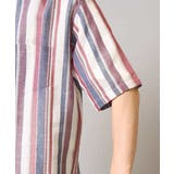 【洗濯機で洗える】マルチストライプワイドシルエットシャツ | a.v.v【MEN】 | 詳細画像19 