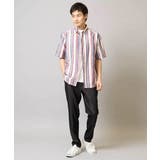 【洗濯機で洗える】マルチストライプワイドシルエットシャツ | a.v.v【MEN】 | 詳細画像6 