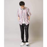 【洗濯機で洗える】マルチストライプワイドシルエットシャツ | a.v.v【MEN】 | 詳細画像7 