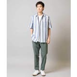 【洗濯機で洗える】マルチストライプワイドシルエットシャツ | a.v.v【MEN】 | 詳細画像8 