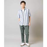 【洗濯機で洗える】マルチストライプワイドシルエットシャツ | a.v.v【MEN】 | 詳細画像9 