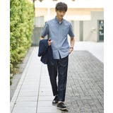 オックス ワンポイント刺繍半袖シャツ | a.v.v【MEN】 | 詳細画像2