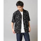 【イージーケア/速乾/接触冷感】線画プリント五分袖オープンカラーシャツ | a.v.v【MEN】 | 詳細画像21